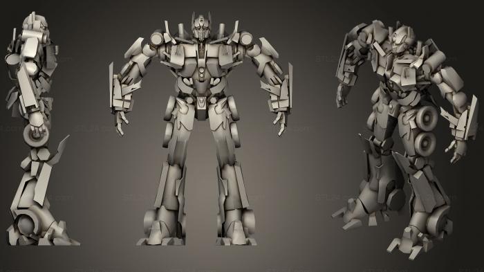 Figurines heroes, monsters and demons (Optimus Prime, STKM_1062) 3D models for cnc
